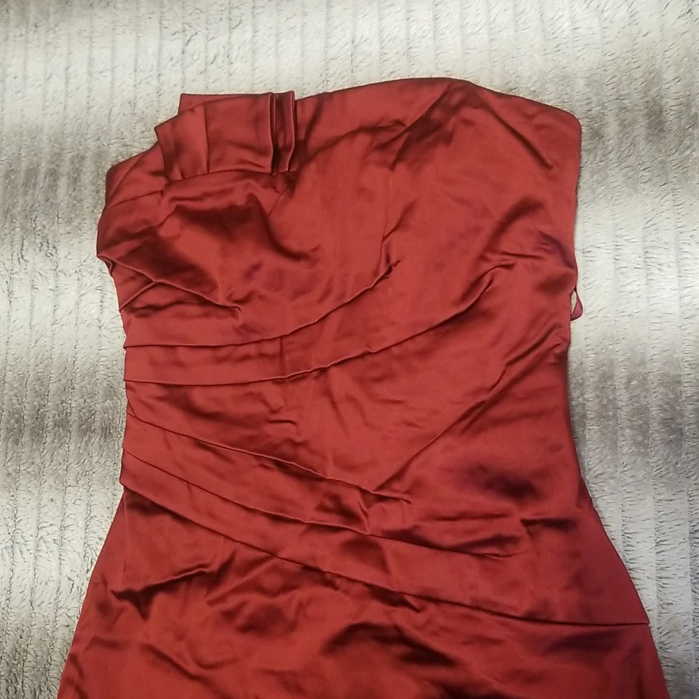 Wine Cocktail Dress - Picture 2 of 6